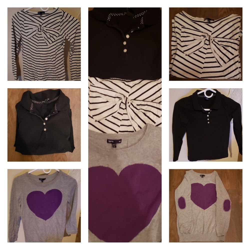 GAP SWEATER AND Long Sleeve Shirts